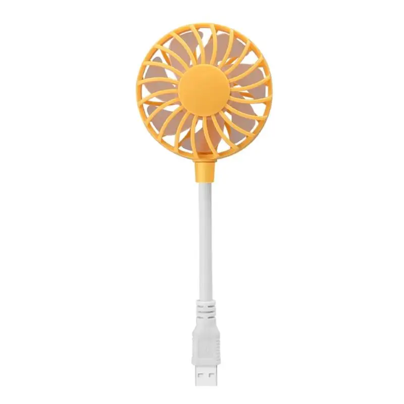 R53C Mini USB Desk Fan 360 Degree Rotation Portable Quiet Cooling for Office Home Travel