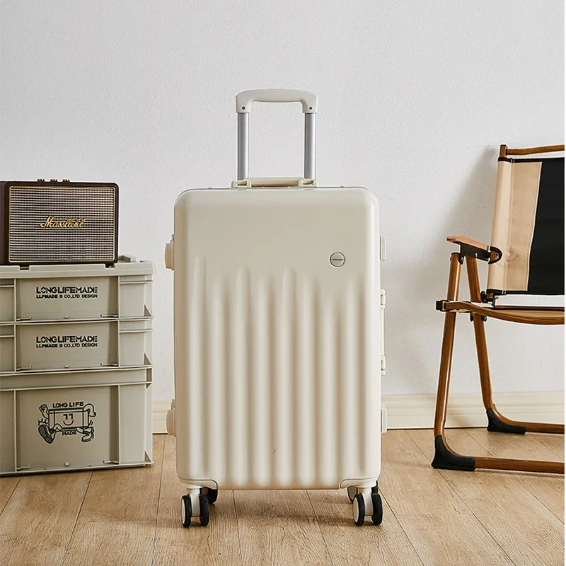 Suitcase Ladies Trolley Luggage Set Student Lightweight Universal Wheel Password Case Cabin Suitcase 20 Inches Trunk Fashion New