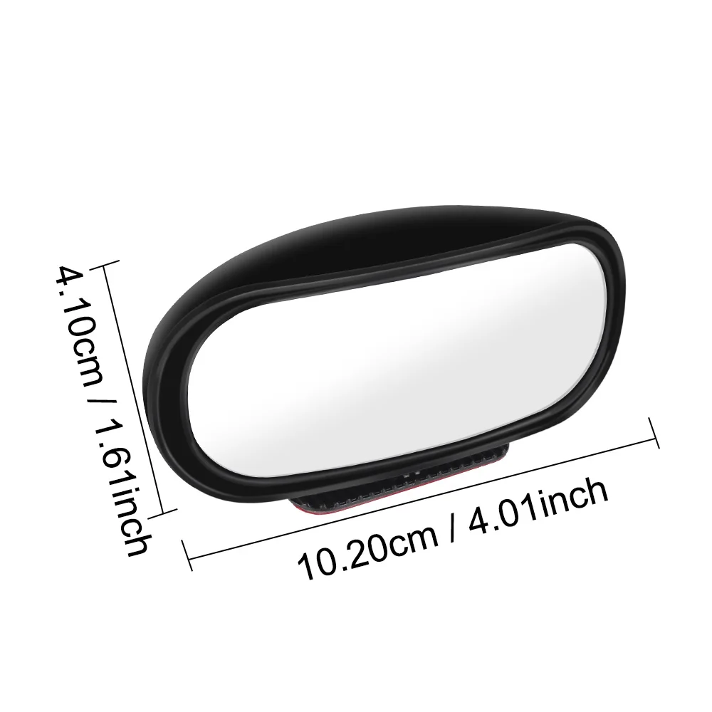 Universal Reverse Blind Spot Wide Angle Side Rear Mirrors HD Glass 360° Adjustable Auxiliary Rear View Mirror Car Mirror