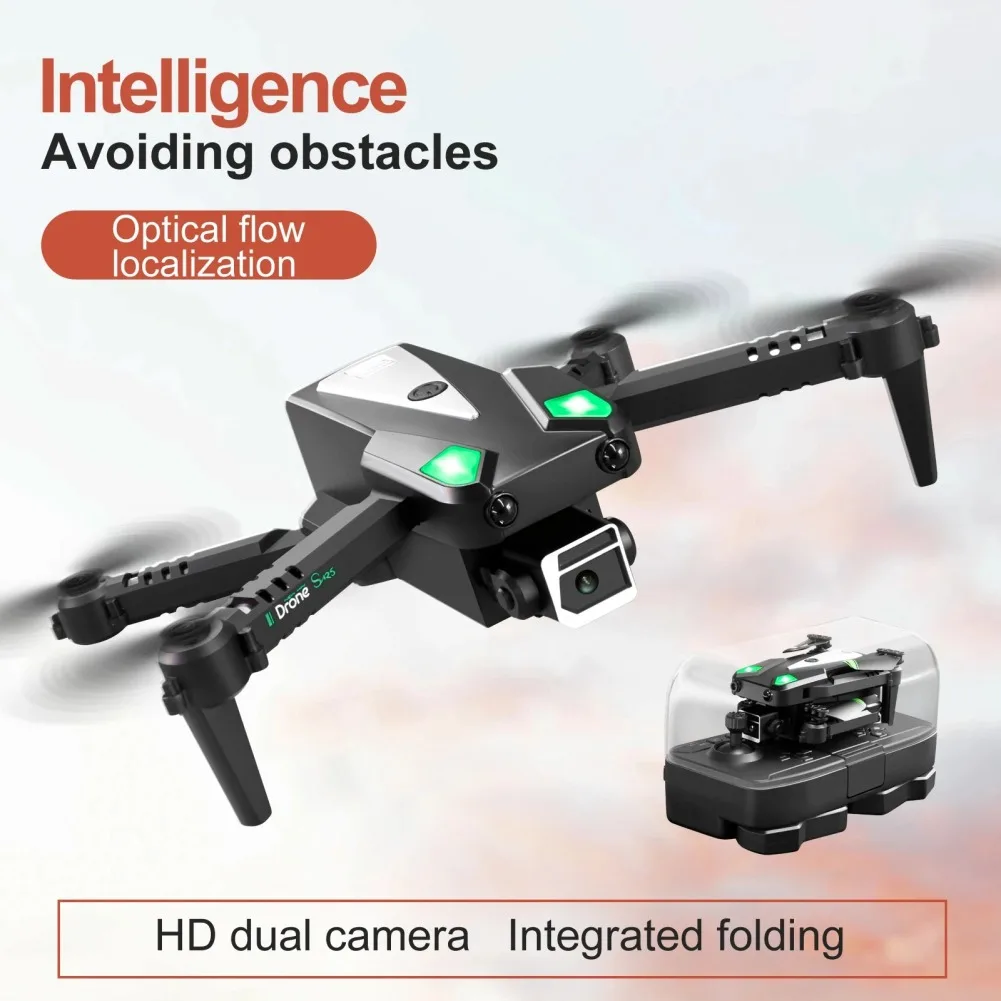 S125 RC Drone With Dual Camera 6 Channels Wifi Headless Mode Mini Foldable Quadcopter With Gyroscopes Birthday Gifts For Boys