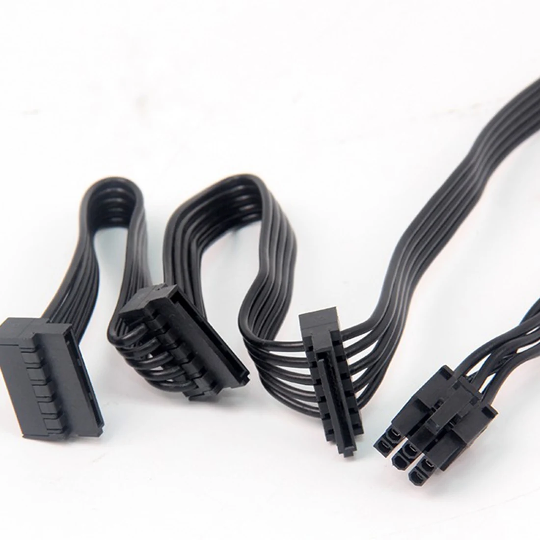 عملي 1 قطعة GPU PCI Express 6Pin ذكر 1 إلى 3 SATA SSD كابل إمداد الطاقة ل CORSAIR CX850M CX750M CX600M CX500M CX430M Modul