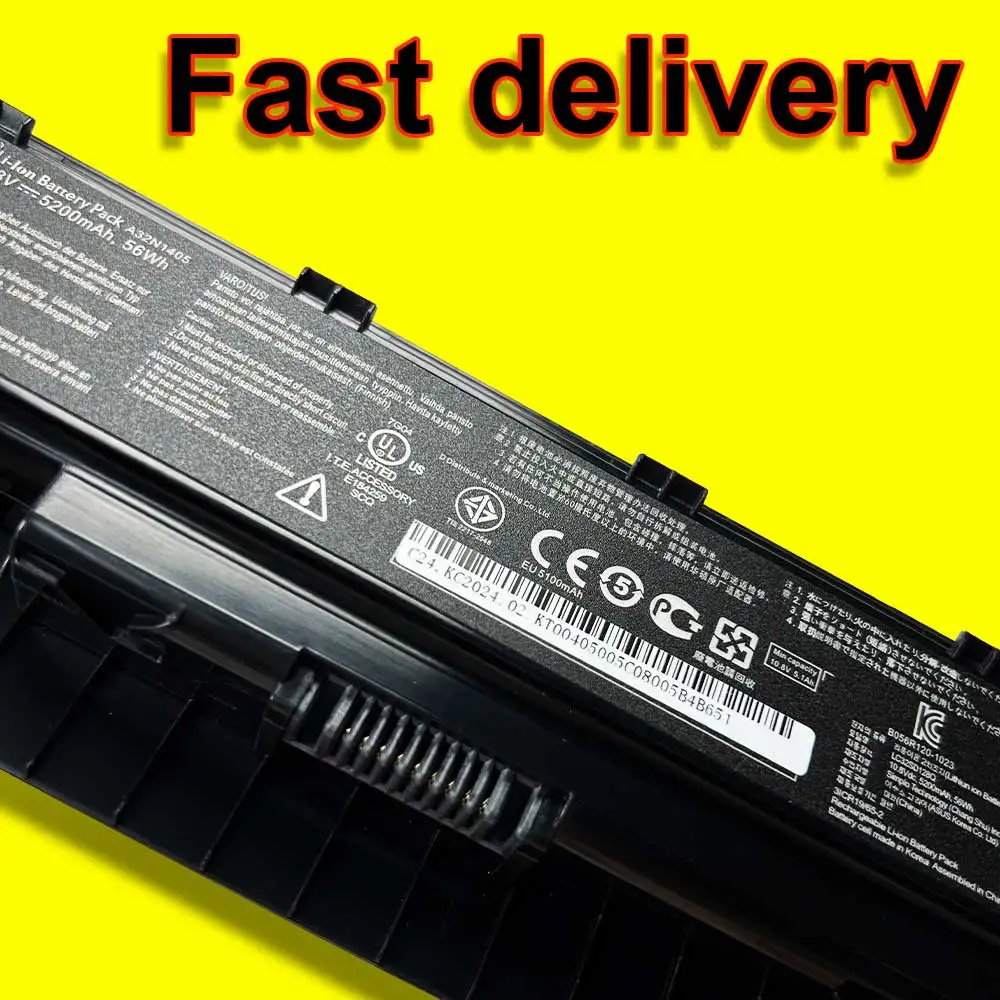 Imagem -05 - para Asus Rog G551jk G771jk G551jm G771jm G771jw N551 N751 Bateria do Portátil 10.8v 56wh 5200mah com Número de Rastreamento A32n1405