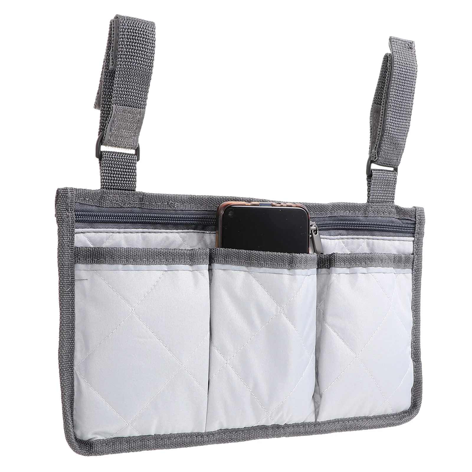 

Wheelchair Storage Bag Durable Arm Rest Pouch Portable Carry Tote Side Seat Container Bright Colors Suitable Most Wheelchairs