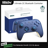 8Bitdo Ultimate 2C Bluetooth Controller (Hall Effect Joystick Update) - for Switch, with Remappable L4/R4 Bumpers, 6-axis Motion