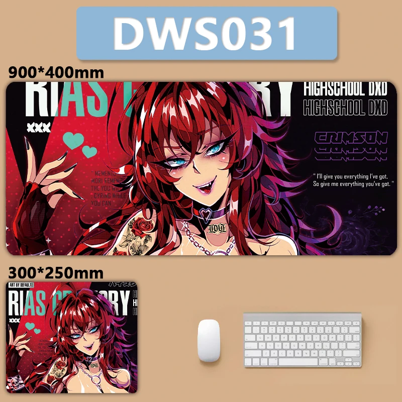 Anime sexy Mädchen tätowieren Hentai xxl große Mauspad Computer Laptop Büro Tastatur Matten Schreibtisch Matte Mauspad 900x400 x