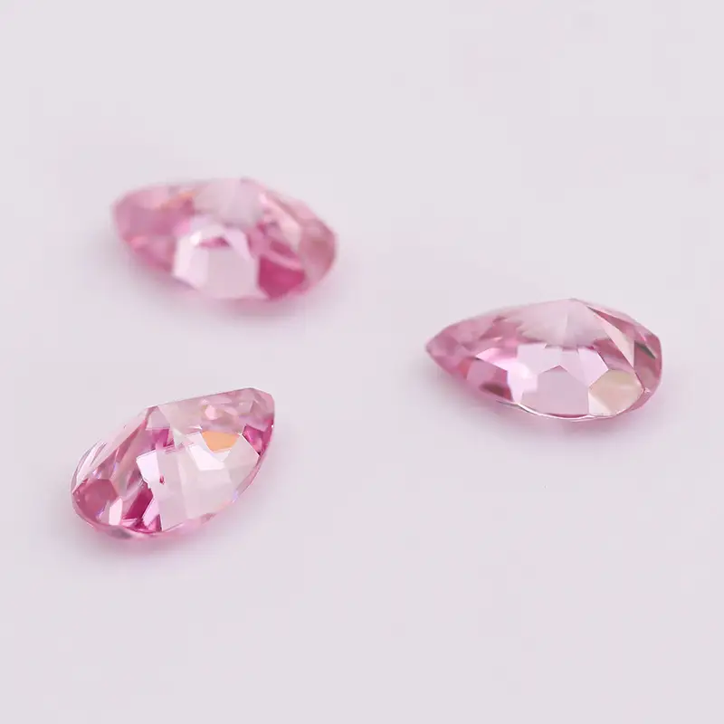 Pink Loose Moissanite 100% Real Lab Gemstone Stones For Women Jewelry Diamond Ring Material GRA Round/Pear/Emerald/Oval Cut - Image 2