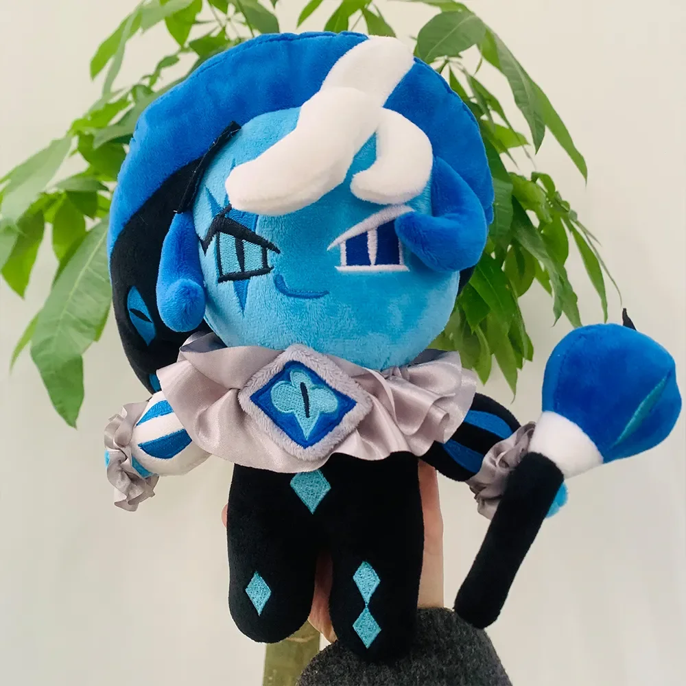 Stuffed 30cm Game Cookie Run: Kingdom Shadow Milk Cookie Set Plush Cotton Doll Toy COS Kids Adults Birthday Gifts