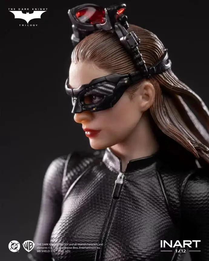 En stock INART 1/12 Batman The Dark Knight Rises Catwoman Bale Eternal Fight Hero Figura de acción de 6 pulgadas Colección de modelos Regalos