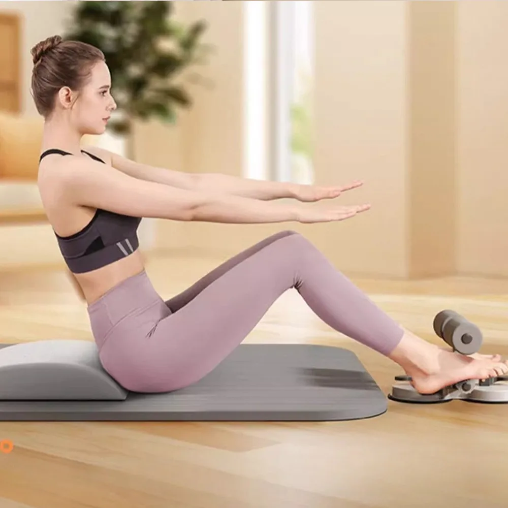 Equipamento de Fitness Abdominal com Ventosa Dupla, Multifuncional para Fortalecimento do Core em Casa