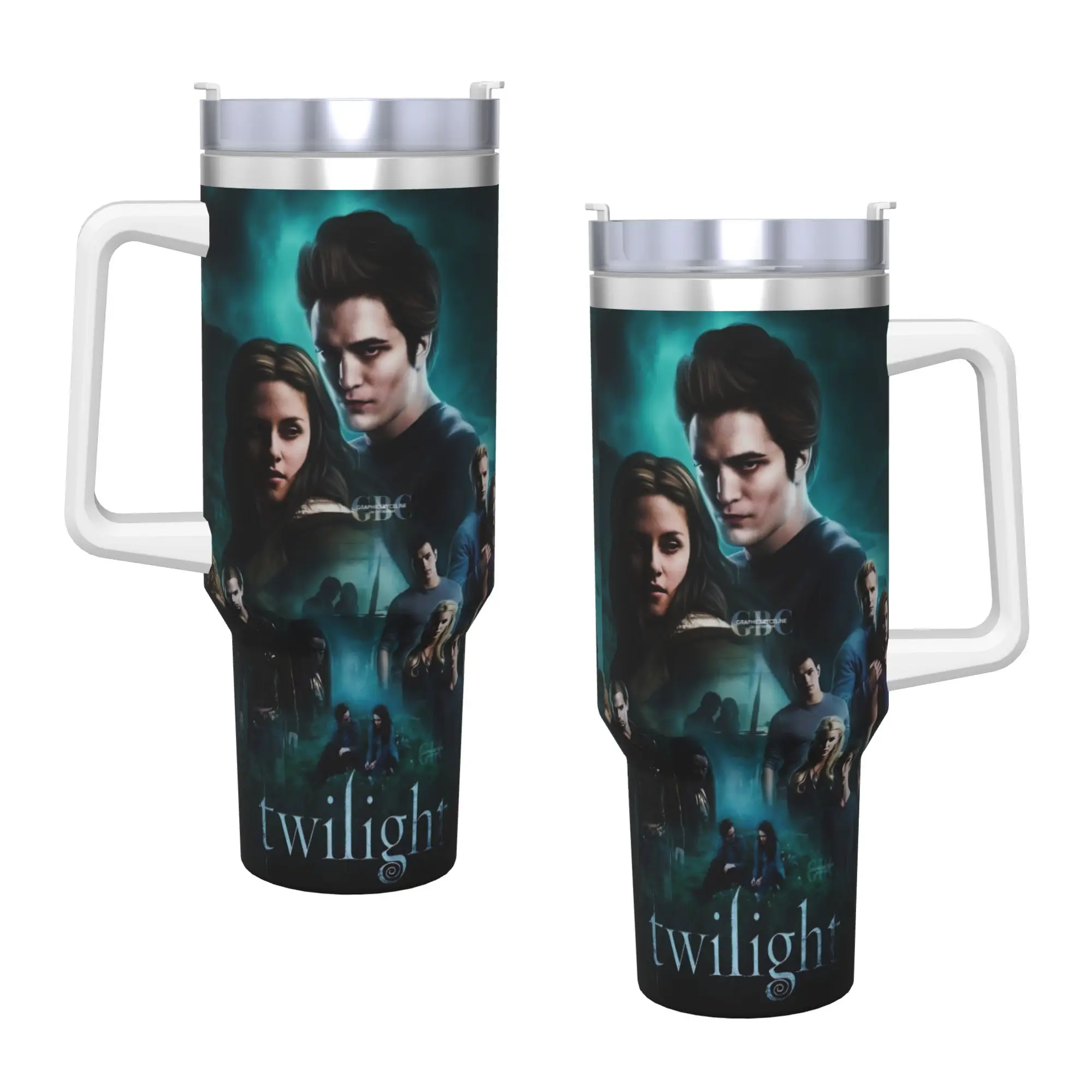 

Термокружка из нержавеющей стали «Сумерки: Эдвард и Белла» для кемпинга и автомобиля, большая термокружка для холодных напитков, молока, чая, воды