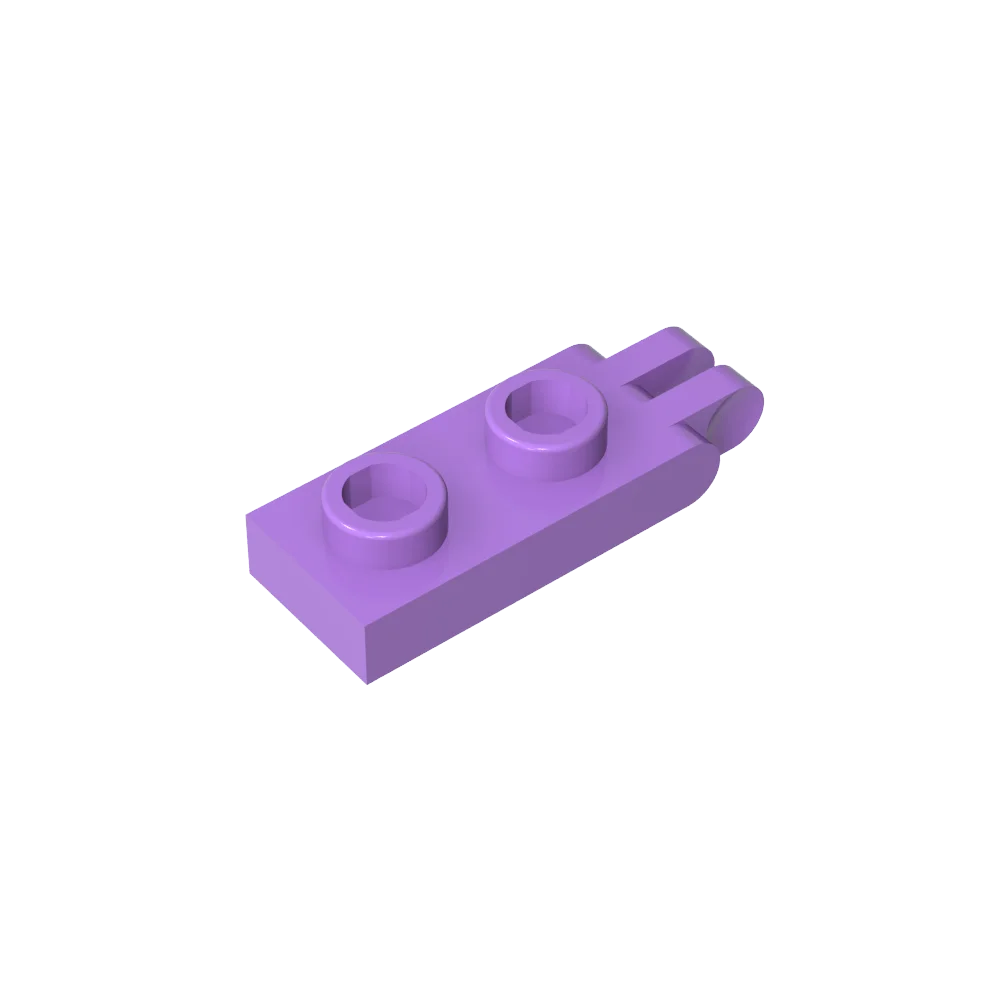 Gobricks GDS-M174 Hinge Plate 1 x 2 with 2 Fingers on End (Undetermined Type) compatible with lego 4276 Assembles Building Block