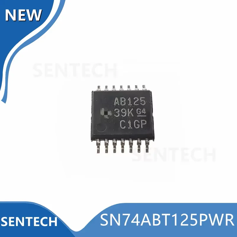 

Новый оригинальный SN74ABT125PWR TSSOP-14 буферный неинвертирующий источник питания напряжение 4,5 В ~ 5,5 В трехпозиционный выход IOL 64 мА IOH 32 мА