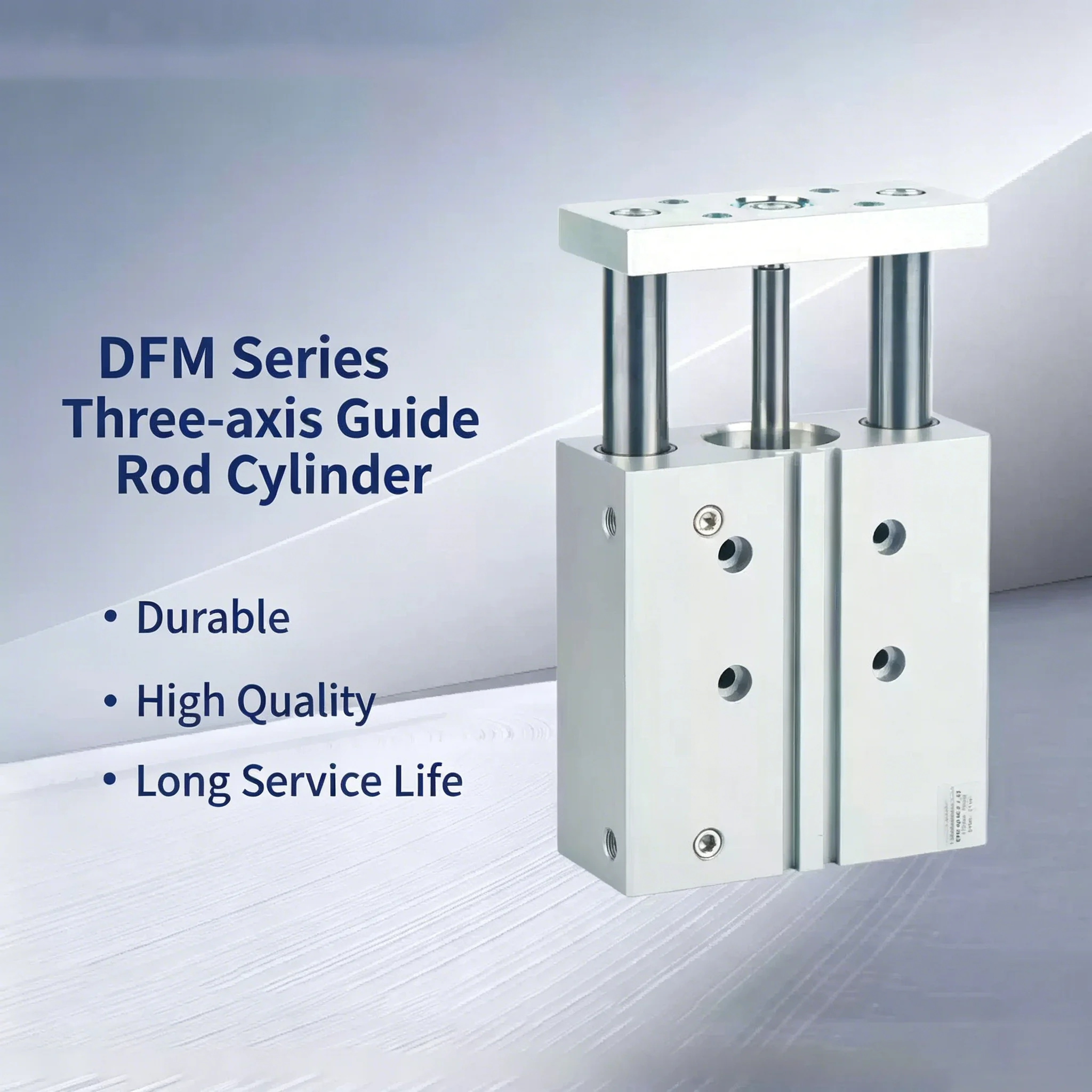 Compact guide cylinder DFM-16-80-P-A-KF air pneumatic cylinder DFM-12-30-P-A-KF with guide rod DFM- bore 12 16mm stroke 10-100mm