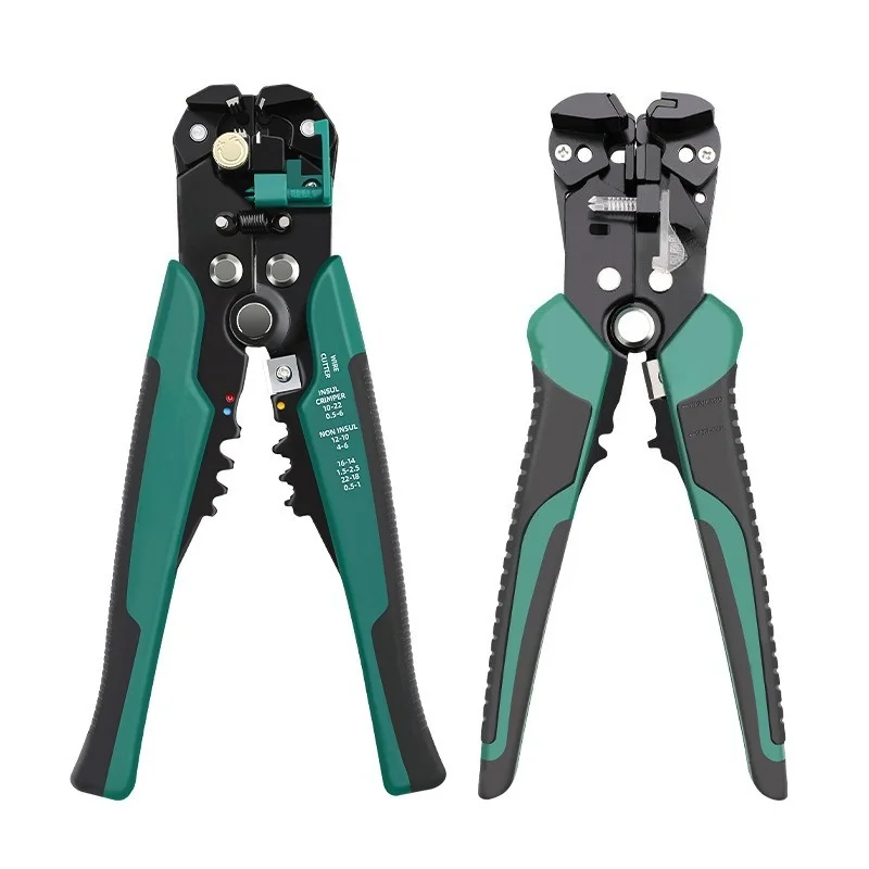 

1pc Multi-Function Automatic Wire Stripper, Electrician Special Pliers for Fast Wire Stripping Cutting and Crimping Work