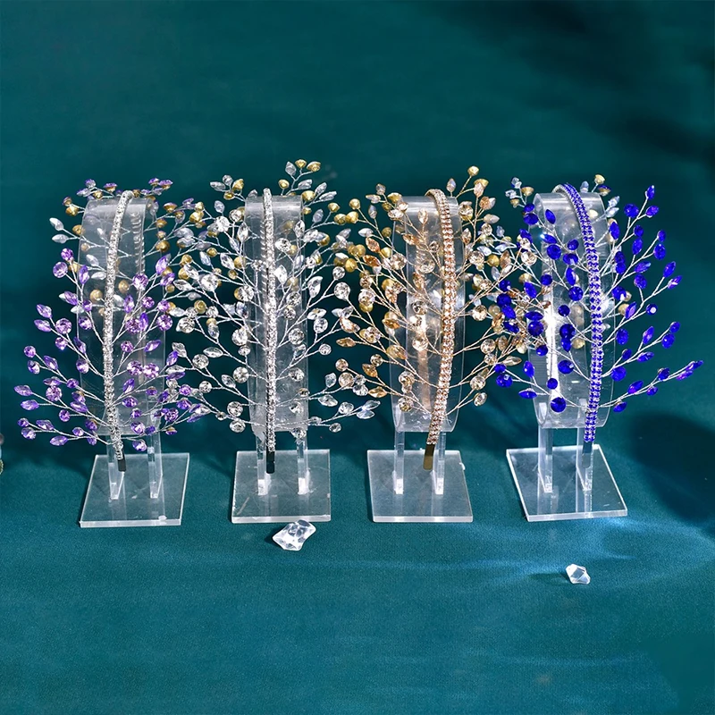 

1pc Fashion Bridal Hairband with Sparkling Rhinestones for Updo Gowns Elegant Wedding Gown Accessories