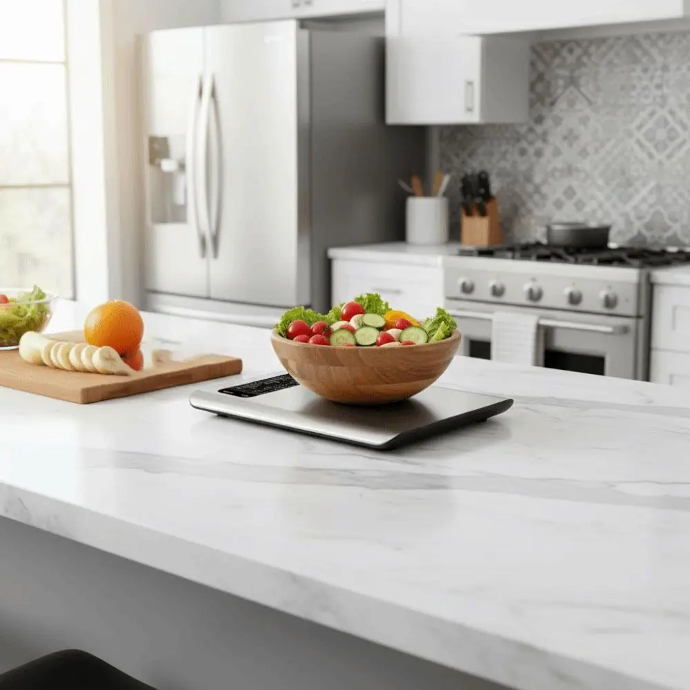 

Умные кухонные весы из нержавеющей стали с функцией расчета пищевой ценности