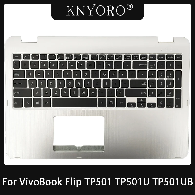 ASUS VivoBook Flip TP501 TP501U TP501UB TP501UA 노트북 손목 받침대 커버 케이스, 영어 키보드, 백라이트 없음