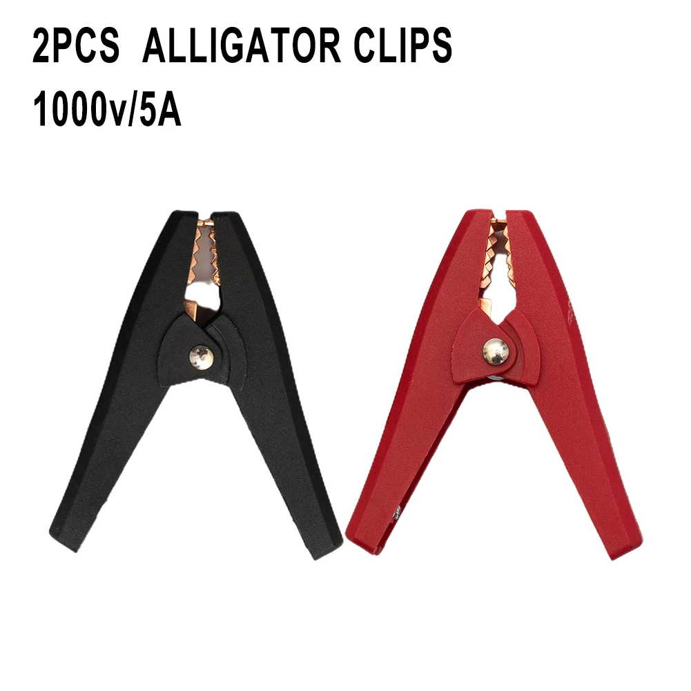 Functional Insulated For Alligator Clip Set (2PCS) for Efficient Power Transfer in Various Applications Rated at 100A
