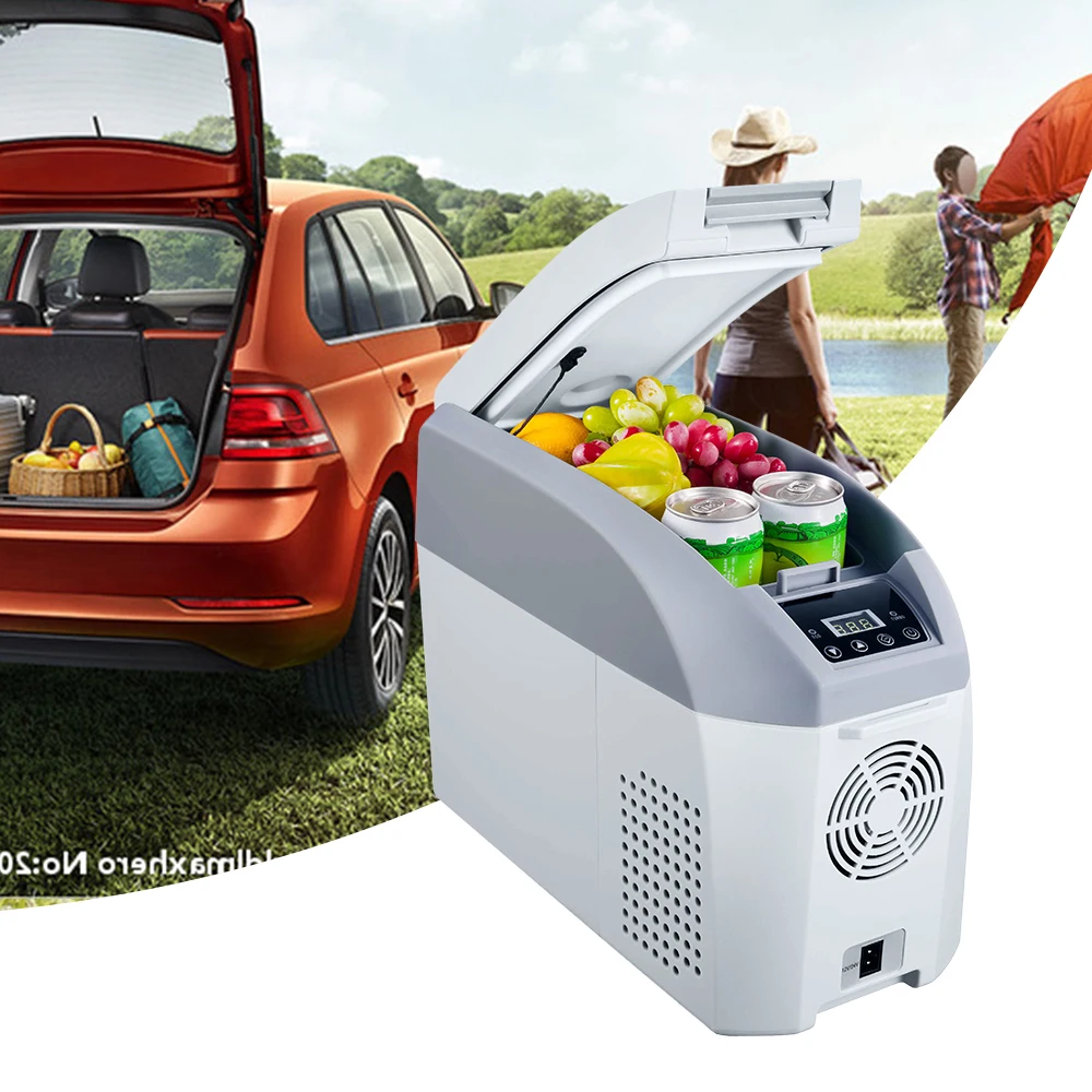 Portable refrigerator 10L car fridge compressor freezer coling to -18 degrees portable freezer 12V or 24V Car Refrigerator