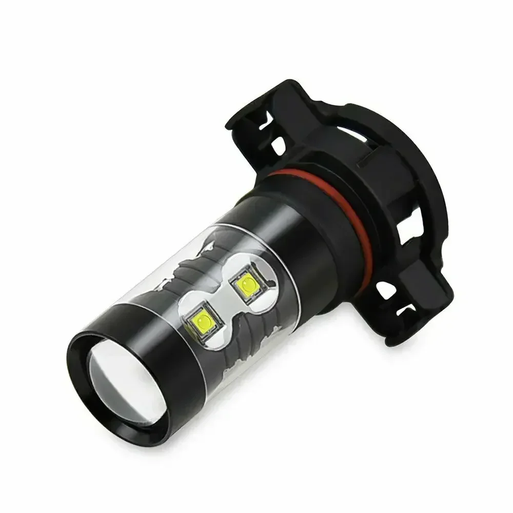 Luz antiniebla blanca de alta potencia, bombilla LED de conducción DRL, Faro de coche, haz Alto y Bajo de 50W, H16 5202 PSX24W, 6000K, 2 uds.