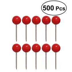 Push Pin Tacks Map Board Round For Thumb Cork Push Drawing Maps Decorative Clear Short Marking Clips