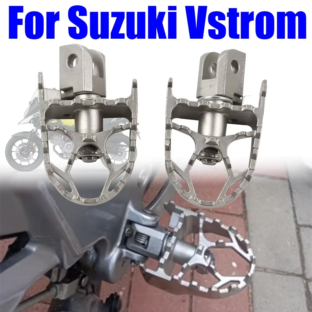 

For Suzuki Vstrom DL650 DL1000 DL1050 DL250 V-Strom DL 650 XT 650XT 1000 1050 250 Accessories Foot Pegs Pedals Footpegs Footrest