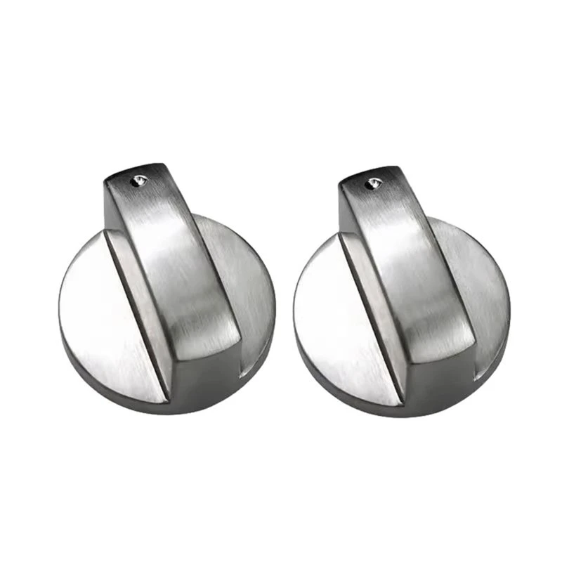 Removable Gas Stove Oven Control Knob Adaptors 2Pcs Metal Universal Cooking Surface Switch Locks