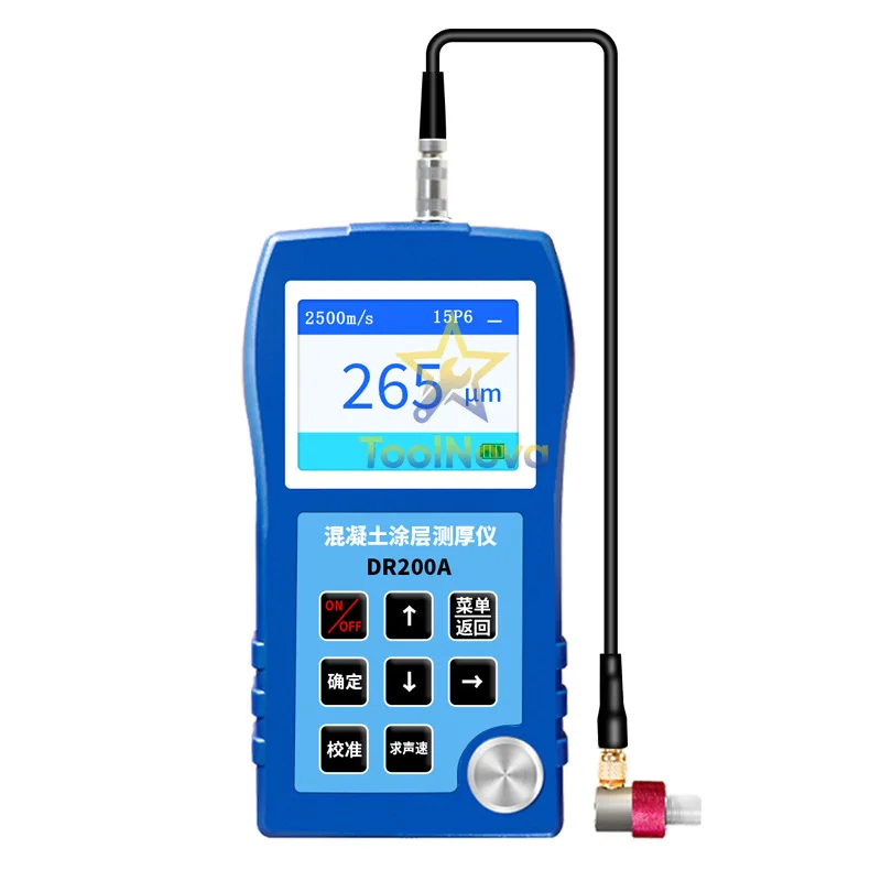 2026 Hot-selling concrete wood plastic glass coating thickness gauge DR200A/B paint film coating thickness gauge
