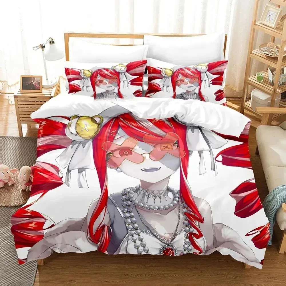 Mode 3d Gedrukt Anime Kureiji Ollie Beddengoed Set Jongens Meisjes Twin Queen Size Dekbedovertrek Kussensloop Bed Kid Volwassen Huishoudtextiel