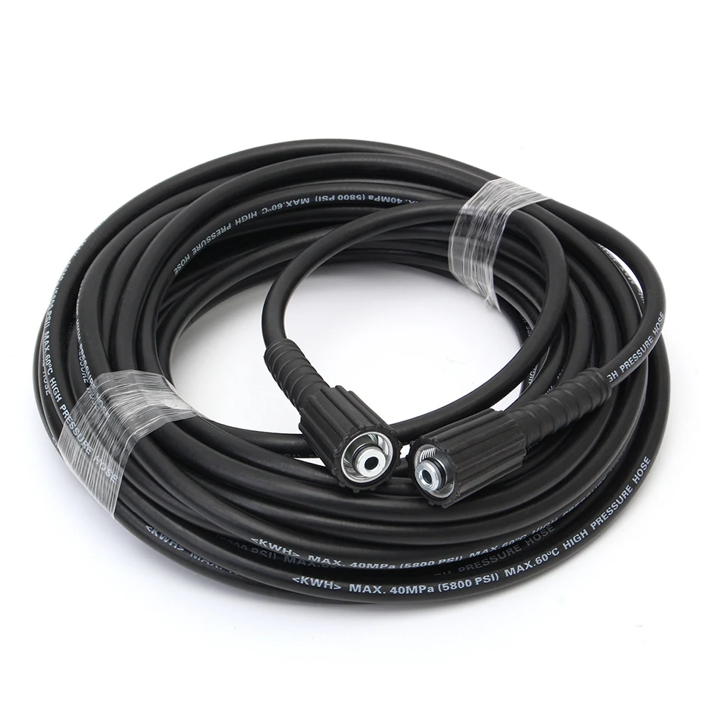 

Convenient Car Wash Hose Long No Water Leakage 20M 4500Psi High Pressure Water Cleaner Washer Hose 14Mm Male To Male Connect