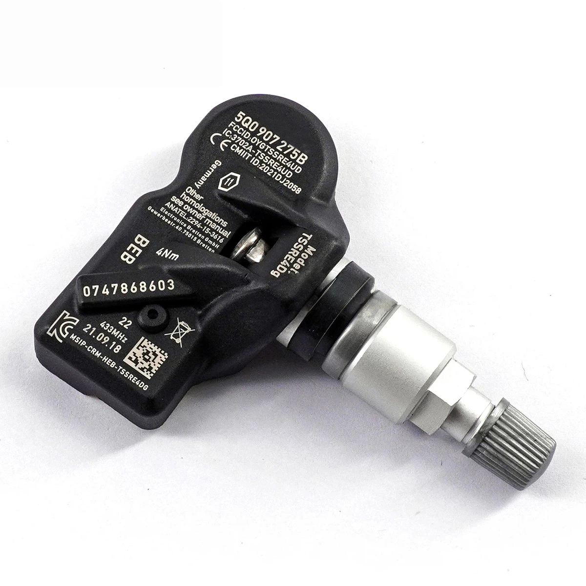 5Q0907275B مستشعر TPMS لفولكس واجن فايتون باسات أودي RS3 RS4 A4 A6 A7 TT بورش كايمان 718 911 سكودا سوبيرب رابيد #5