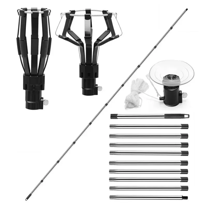 High Altitude Bubble Light Bulb Replacement Tool Set Fruit Picking Device Suction Cup Lamp Removal Kit Three Piece Set