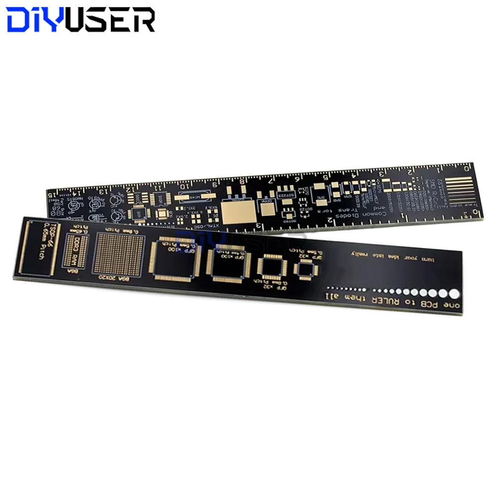 PCB Ruler 15cm For Electronic Engineers For Geeks Makers Fans PCB Reference Ruler PCB Packaging Units v2 - 6