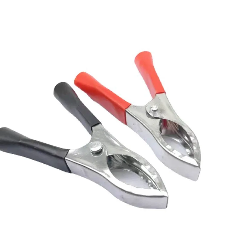 2/10/20pcs 70mm Alligator Clips Nickel plated car Battery Clamps Insulated Crocodile Clips Low Voltage Wire Lead Test Clamps