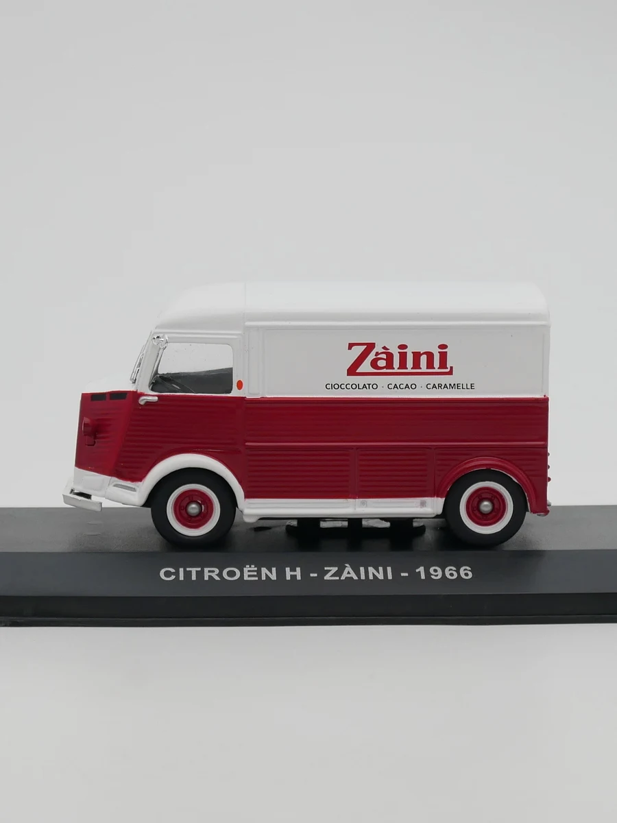 Diecast Ixo Escala 1:43 Citroen Tipo H ZAINI 1966 Citroen H Van Publicidade Modelo de Carro Liga Modelo de Carro Brinquedo Colecionável Lembrança