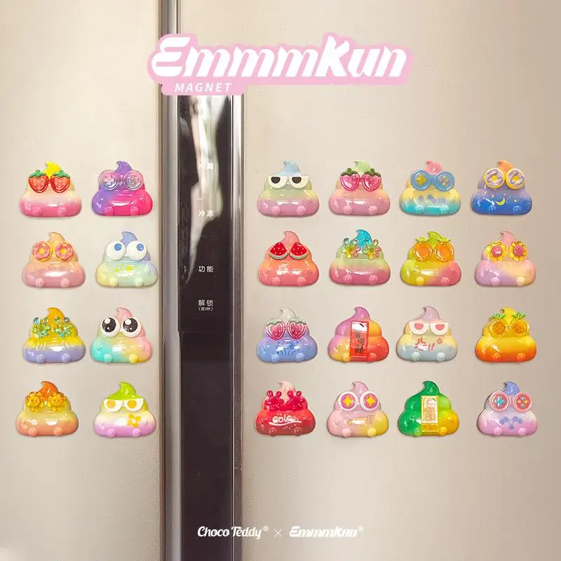 

Emmmkun милая кукла какашка магнит на холодильник слепая коробка Kawaii мультфильм еда магниты на холодильник наклейки украшение дома орнамент подарки