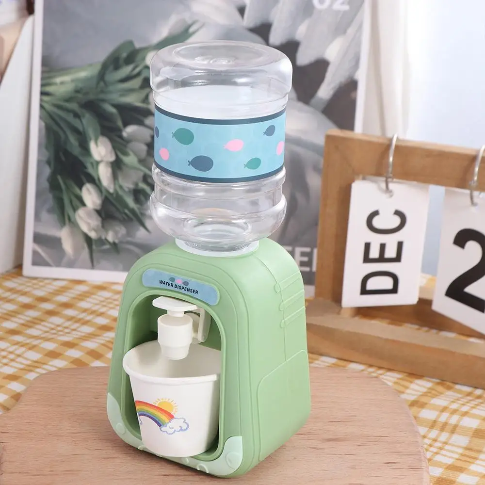 Kitchen Toy Drinking Fountain Machine Mini Water Dispenser Water Juice Milk Drinking Fountain Toy Simulation Water Dispenser