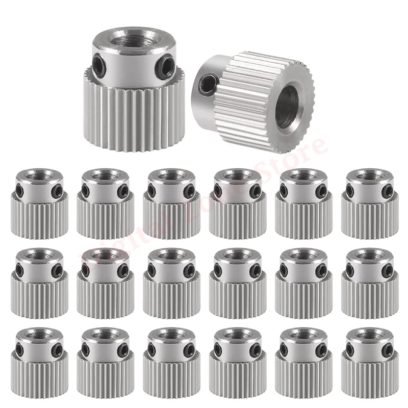 

20Pcs 3D Printer Extruder Planetary Gear Wheel Stainless Steel 36 Teeth 5mm ID 11mm OD for MK7, MK8, CR-10, CR-10S, Ender 3