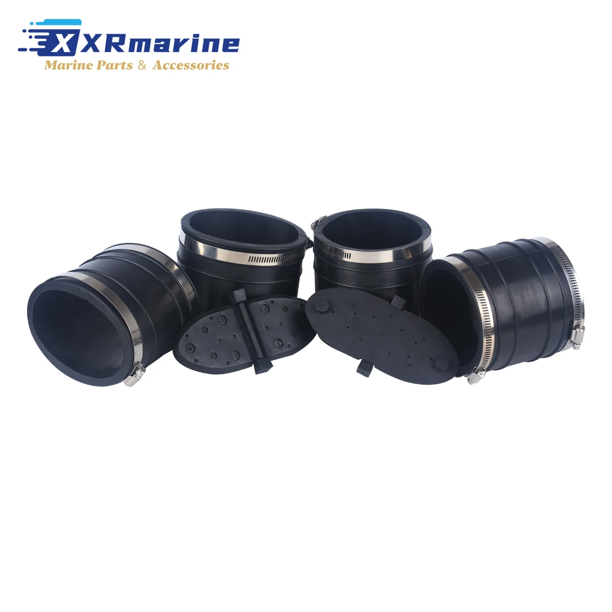 Exhaust Y-pipe Kit 32-14358T Fits for MerCruiser Stern Drives MCM GM V6 V8 Engines Replaces 32-44348T 807166A1 Tube Boot