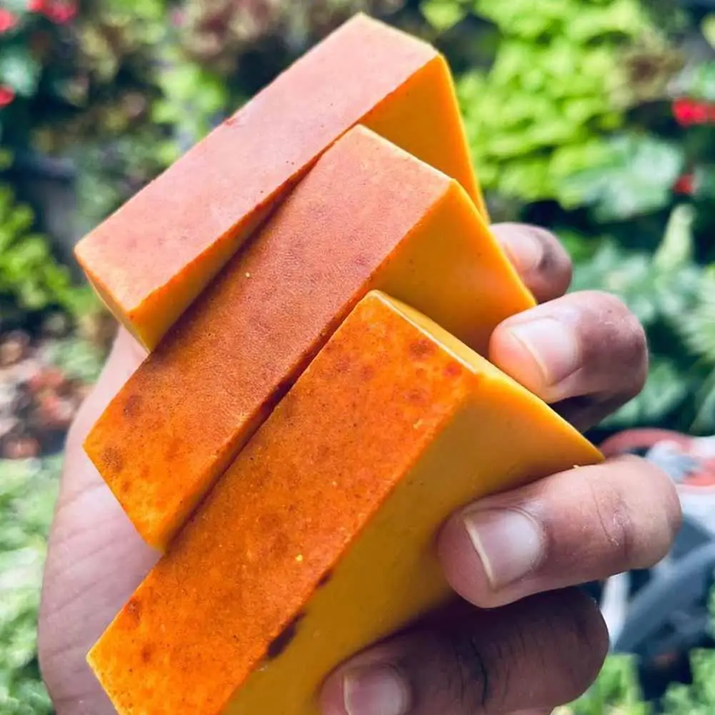 Honey Gloss Lemon Turmeric Kojic Acid Soap Cleansing Natural Handmade Soap For Sensitive Skin Bathing Soap Drop Shipping J4v4