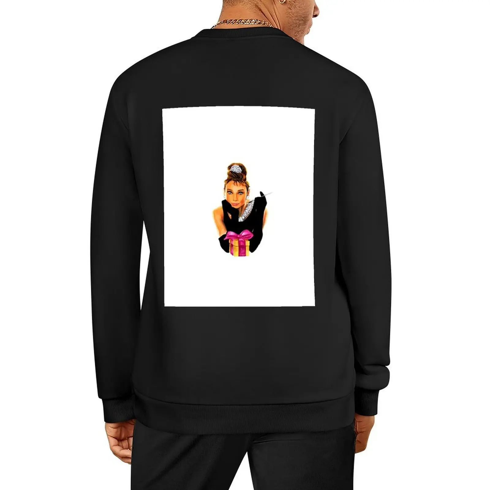 

Audrey Hepburn as Holly Golightly Pullover korean autumn clothes clothes for men men's sweat-shirt anime sweatshirt