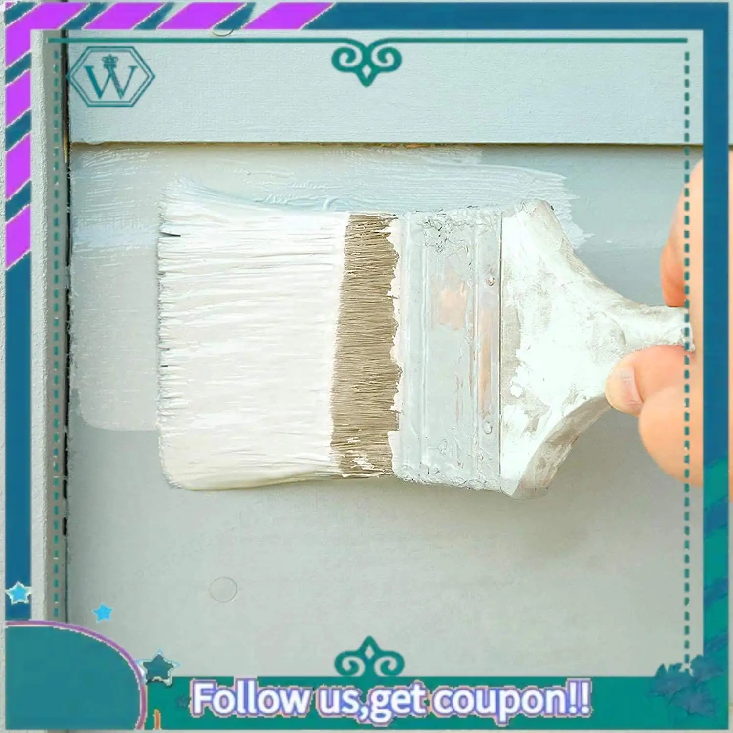 

Upgraded 24Pcs Paint Brushes 70Mm Chip Paint And Varnish Brush Perfect For Wall And Wood Painting Stains Glues