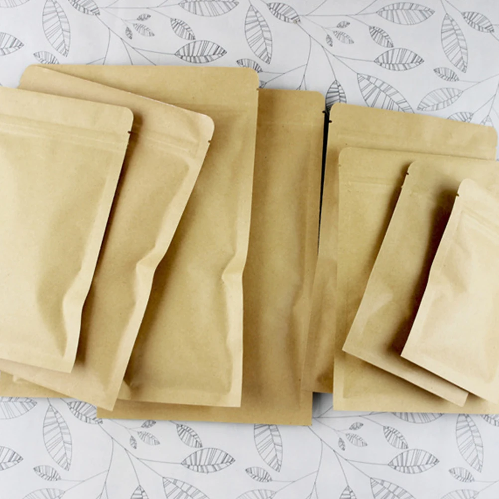 

100pcs Self Sealing Food Bag Bags Storage Pouches Kitchen Food Storage Bag ganization Small Size Resealable