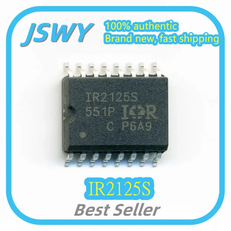 

(5/50 pcs) IR2125S IR2125 SOP16 Gate Driver Chip IC Genuine Stock Fast Shipping Large Inventory