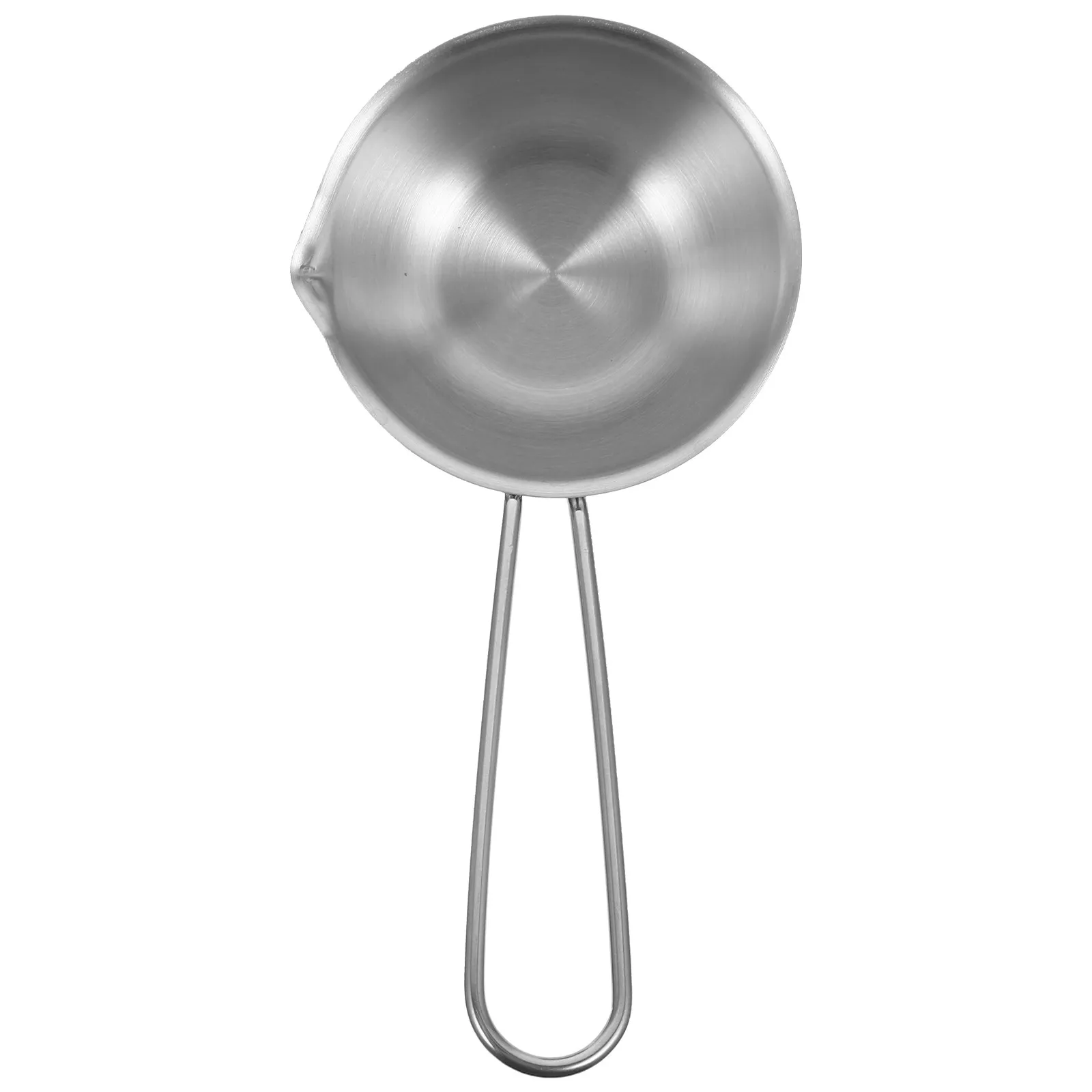 Stainless Steel Saucepan Melting Pot with Internal Scale Long Handle Heat Insulation Multi-Use Small Milk Pan for Cooking Sauces