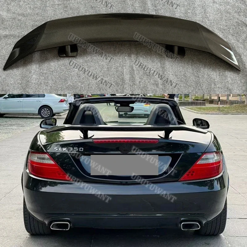 For Benz-Benz SLK320  R171 R172 06-13 SLK200 280 300 350 Custom Parts Trunk Lip Spoiler HighKick Rear Wing Body Kits