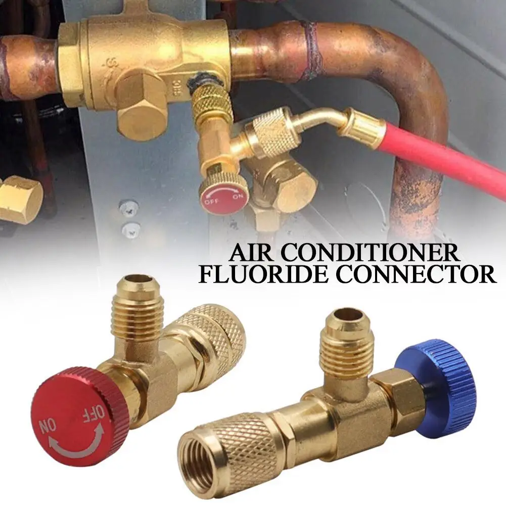 

Liquid Safety Valve R410A R22 Air Conditioning Refrigerant " And Conditioning Repair Car Fluoride Accessories Adapter 1/4 A K4W9