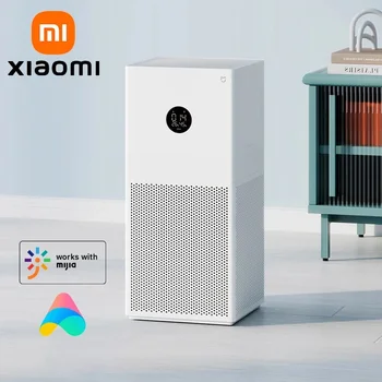 Xiaomi mijia purificador de ar inteligente 4 lite display led purificação quádrupla remoção de aldeído ionizador de ar doméstico 35.8db (a) baixo ruído