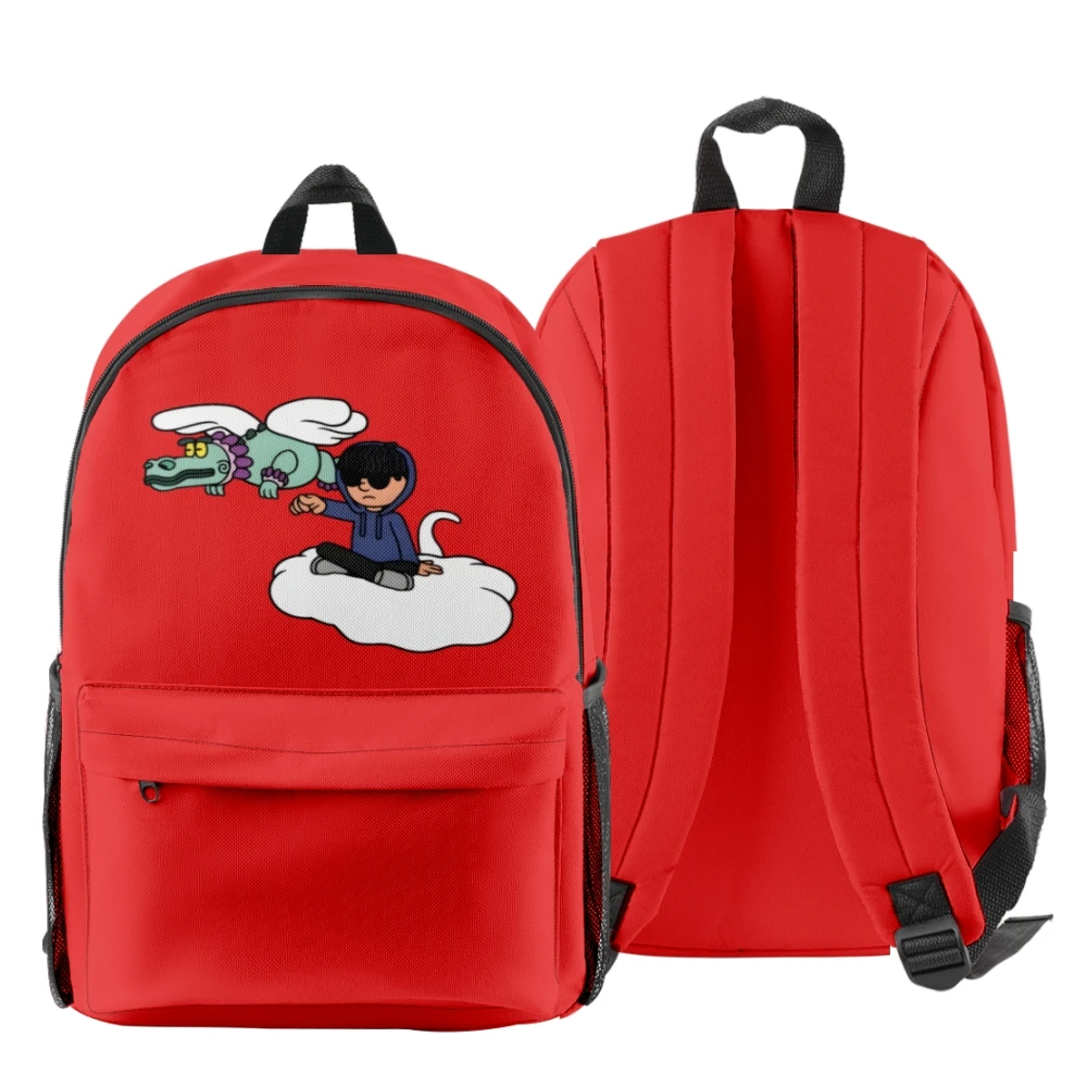 Tas sekolah modis Junior H sedih Boyz ransel pria wanita tas bahu kasual Streetwear Daypack Travel tas