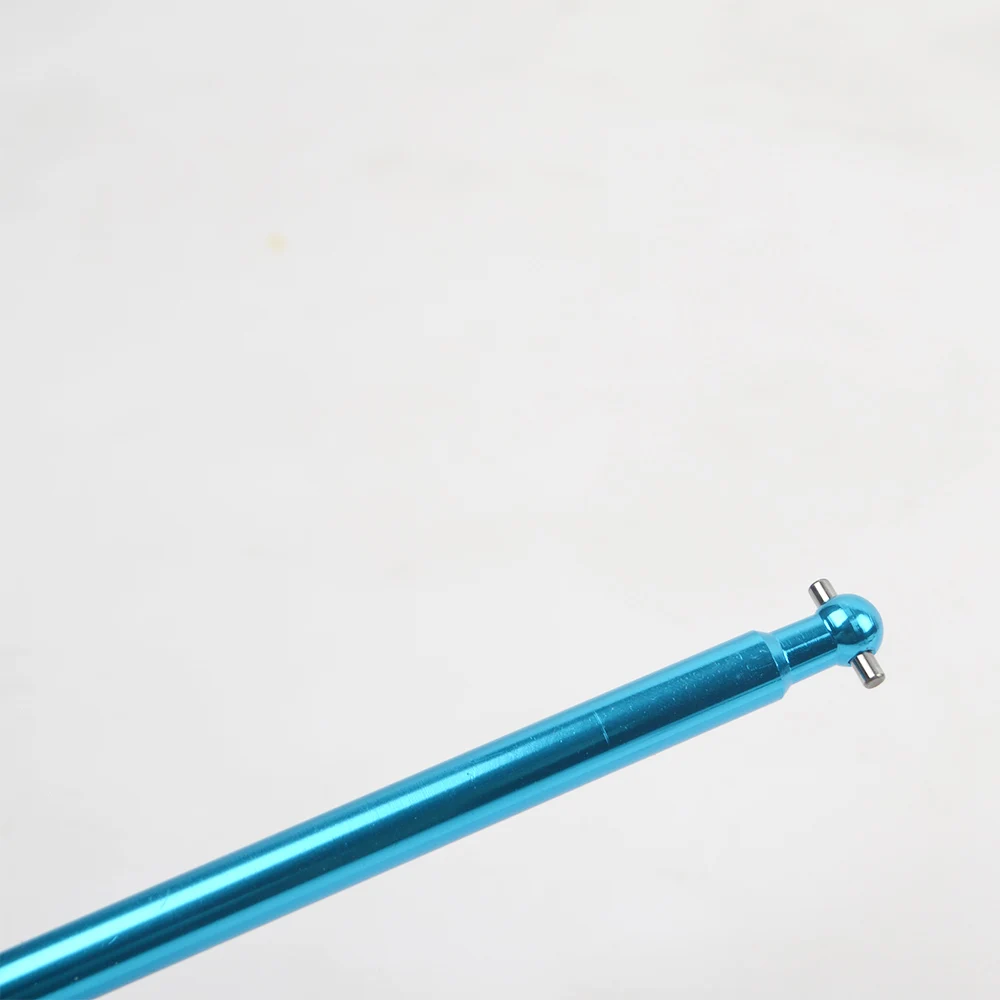 TT-02 Aluminum Alloy Main Transmission Propeller Central Drive Shaft for Tamiya TT02 TT02B Upgrades Parts,Blue